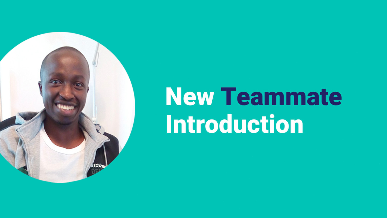 Welcome aboard: introducing our newest team member.