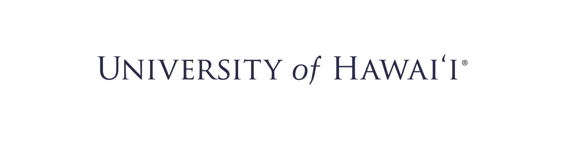 University of Hawai'i" text in serif font on a white background.